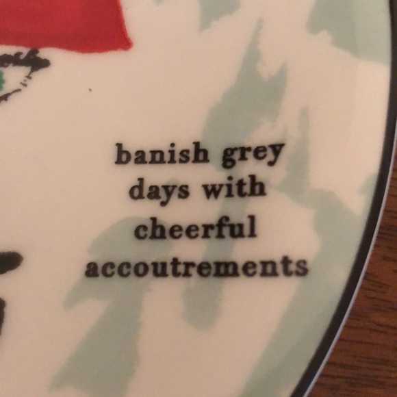 NWT Kate Spade Make Headlines tidbit charm Plates by Lenox - Picture 4 of 12